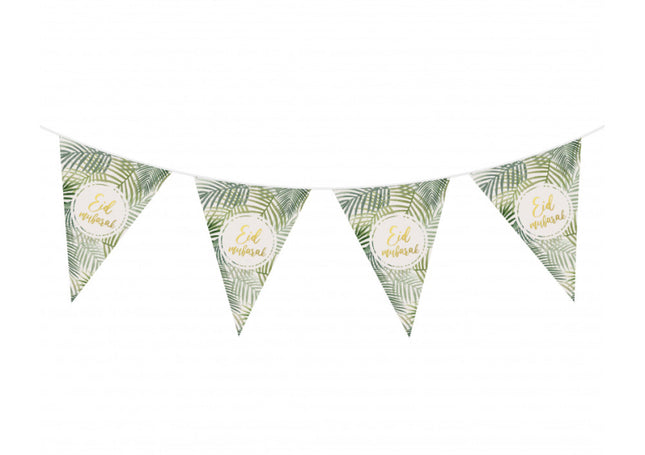 Eid Mubarak Flaggen Tropisch