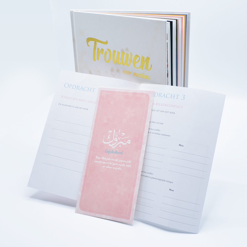 Trouwen voor moslims – boek over het islamitische huwelijk, met werkblad – foto 2