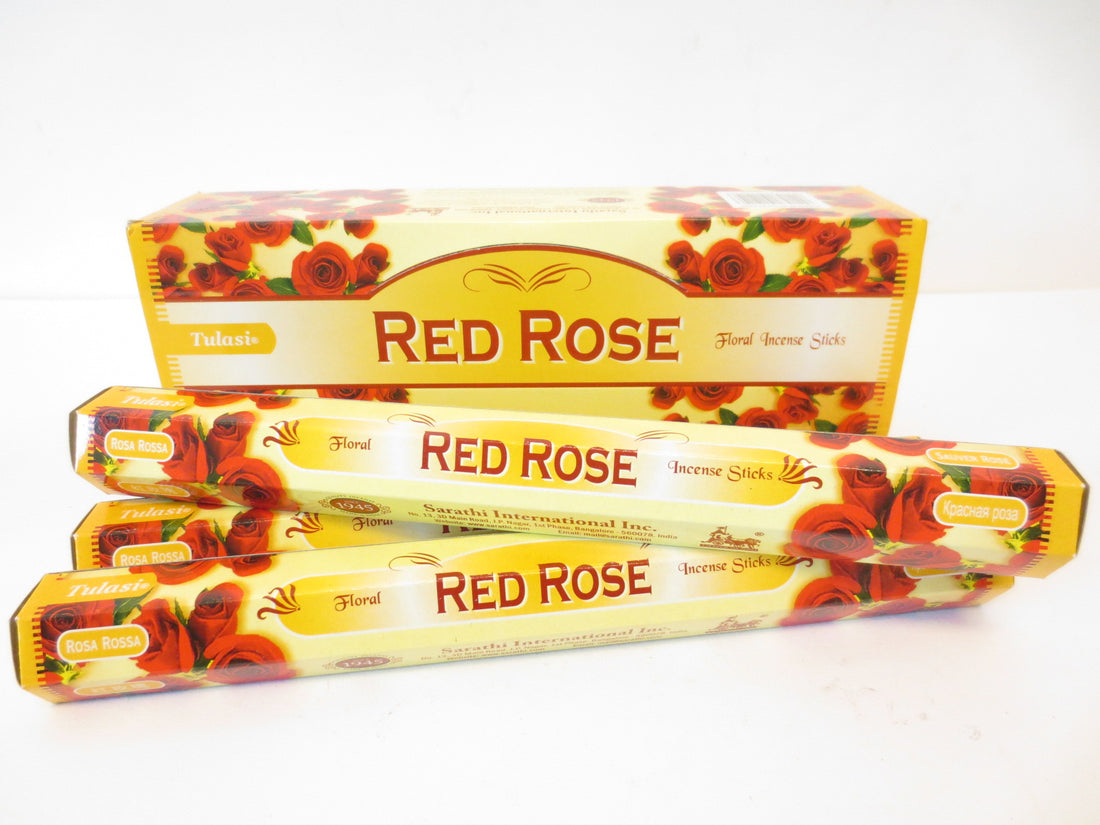 Encens Tulasi Rose Rouge