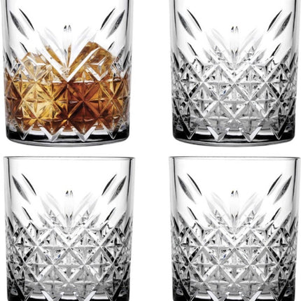 Set aus 4 Tumbler-Gläsern 35,5 cl