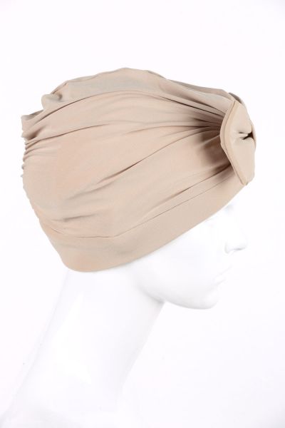 Turban en mousseline douce stretch