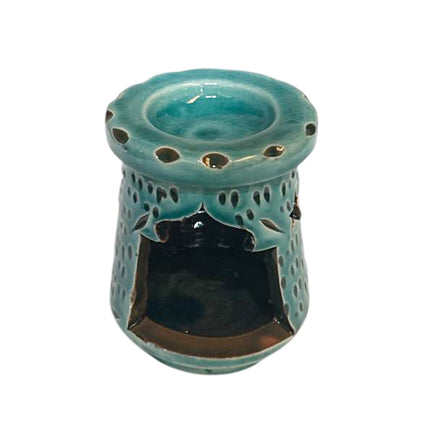 Marokkaanse Handgemaakte Oliebrander – Waxinelichthouder Keramiek – Diverse Kleuren