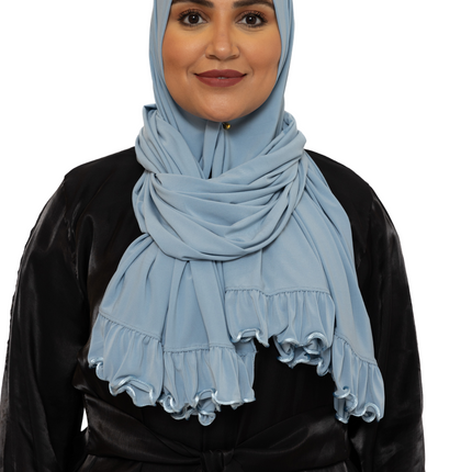 Rüschen-Premium-Jersey-Schal