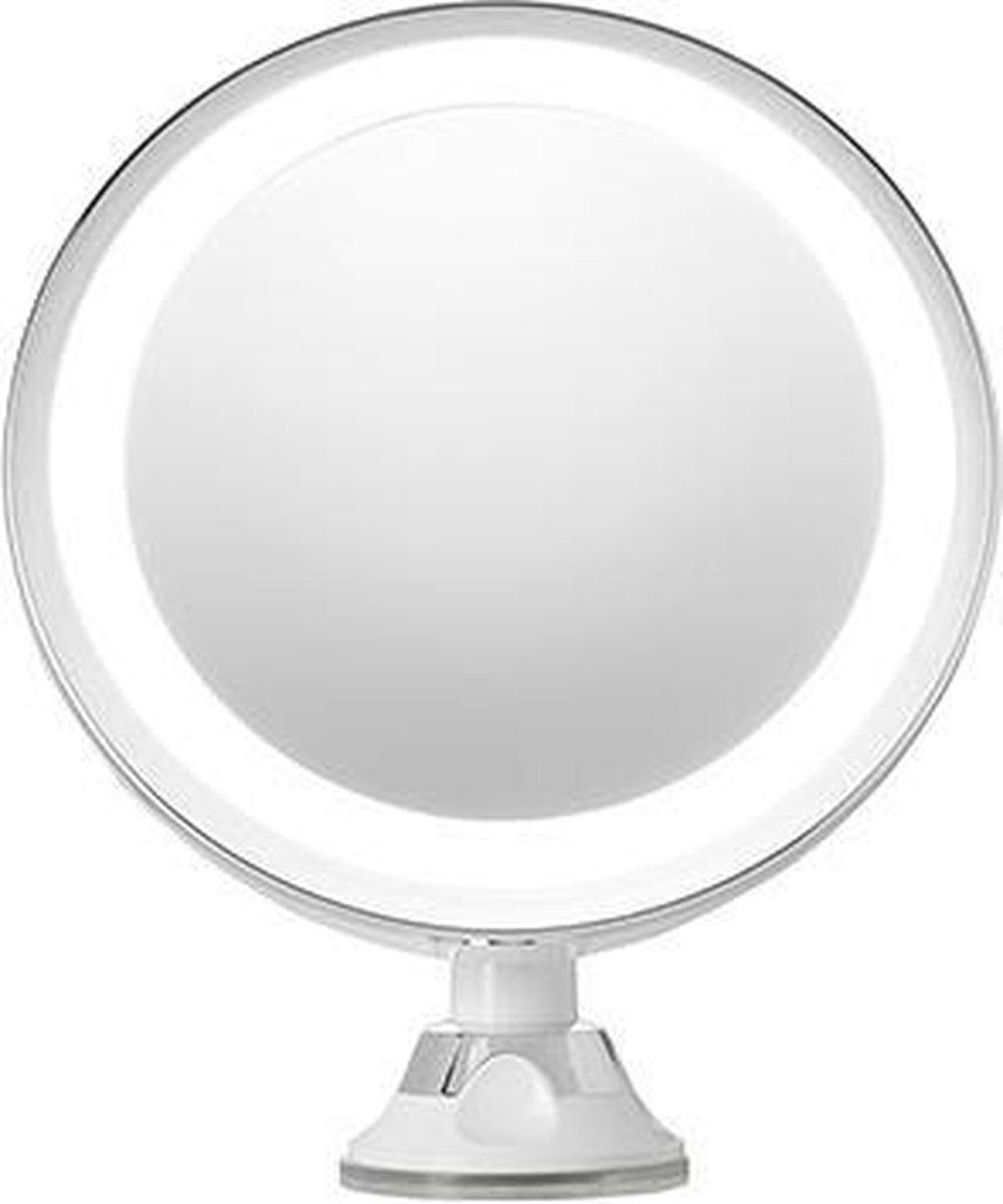 Miroir de maquillage éclairé LED rond Ø 20