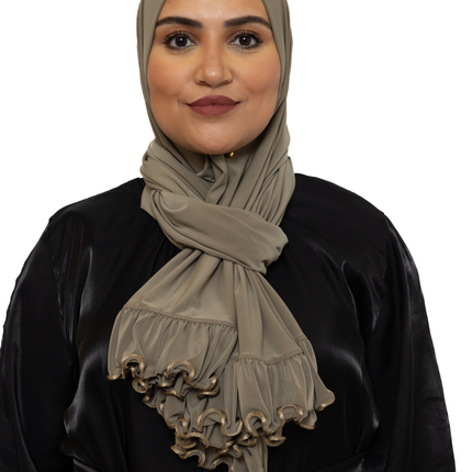 Rüschen-Premium-Jersey-Schal