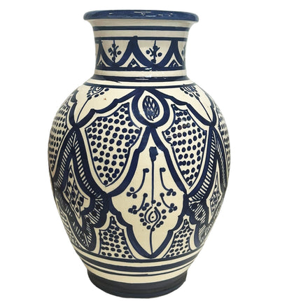 Marokkanische Vase Blau