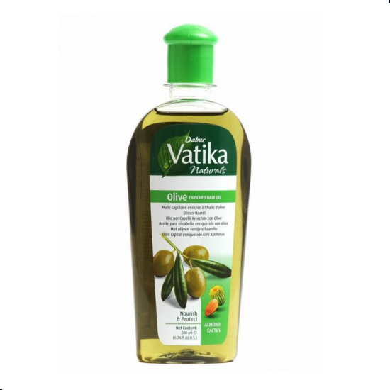 Vatika Olive haarolie – met olijfolie, amandel, cactus en limoen, 200 ml – foto 2