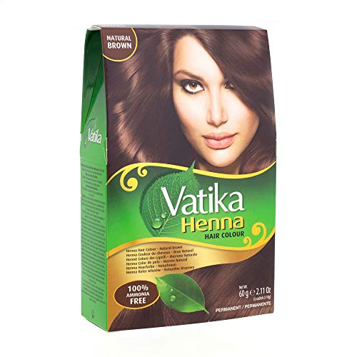 Vatika henna Natural Brown – haarkleuring, 60 g (6 zakjes van 10 g) – foto 2