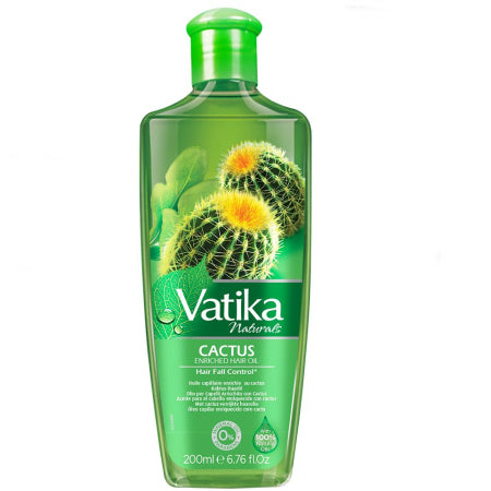 Dabur Vatika Cactus haarolie 200 ml (Cactus Hair Oil)