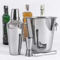 Kinghoff 1389 - 5-teiliges Barkeeper-Set - Cocktailmixer