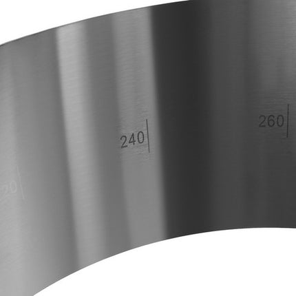 Verstelbare bakvorm/ cakevorm - Bak ring - van 16 tot 30 cm