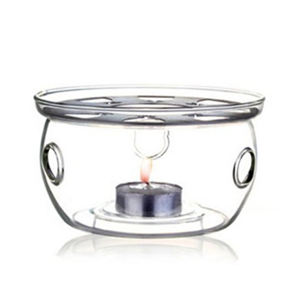 Marokkaanse glazen theepot met warmer