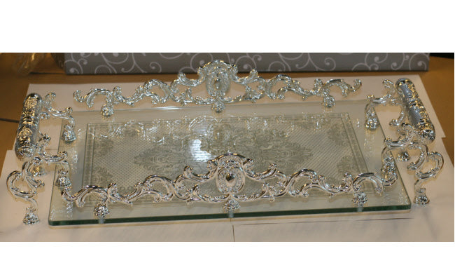 Square Glass Tray