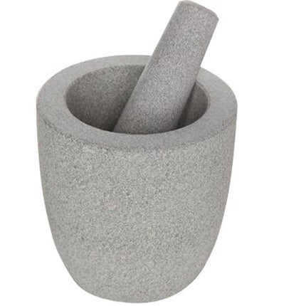 Cosy&Trendy Vijzel Met Stamper - Graniet - Ø 13 cm