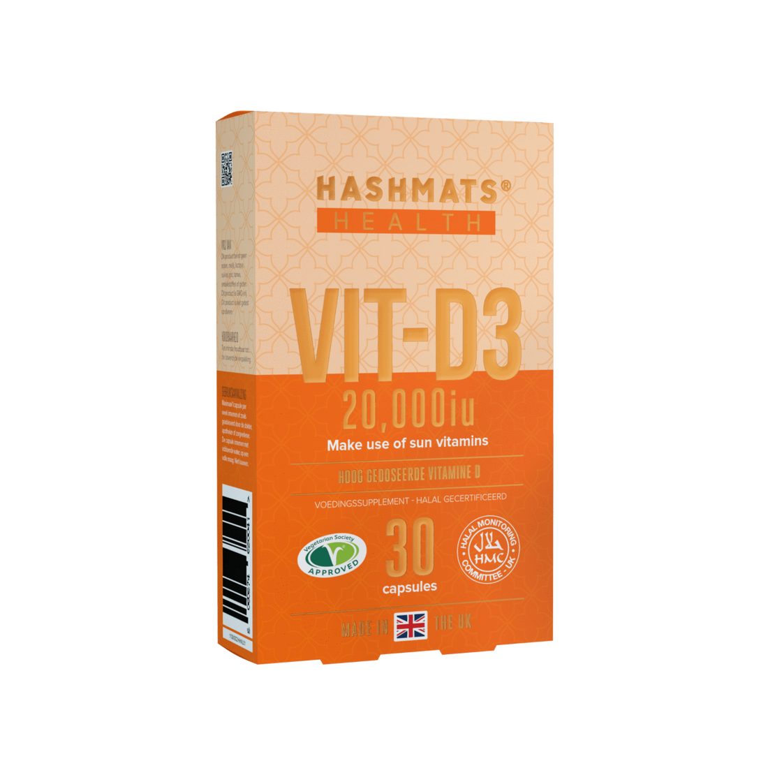 Halal Certified - Vitamin D 20000iu - Vit-D3 by HASHMATS®