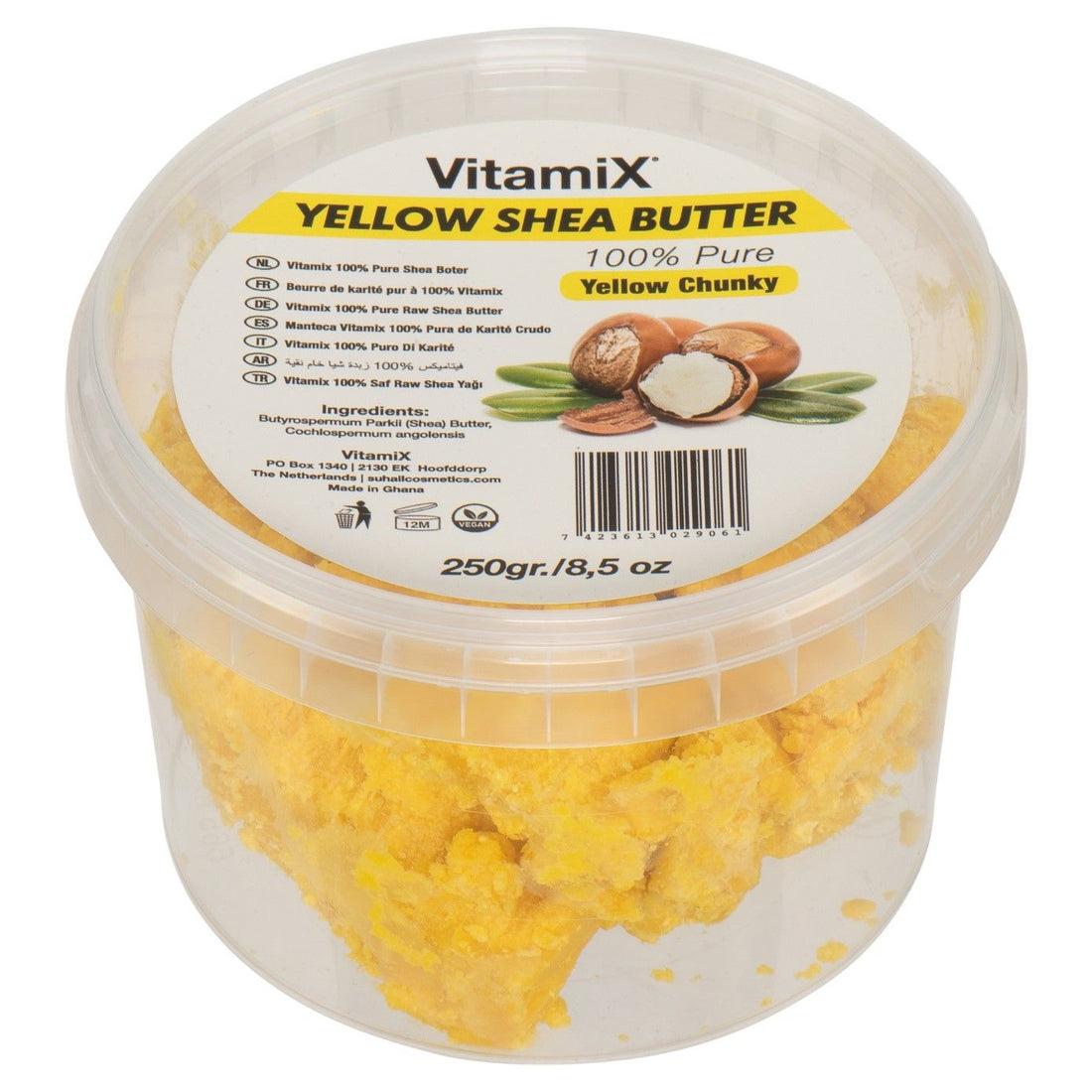 Vitamix 100% Pure Shea Butter Chunky Yellow 250 g.