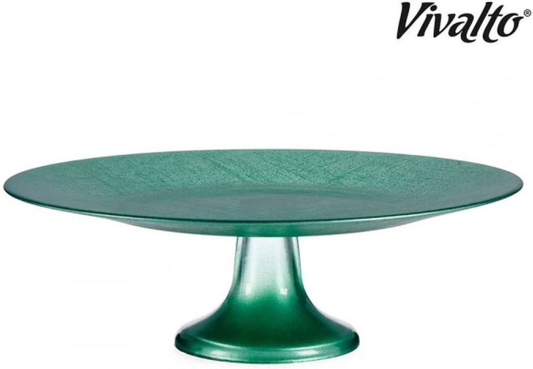 Vivalto Plat de présentation - Verre - 33 x 9 x 33 cm