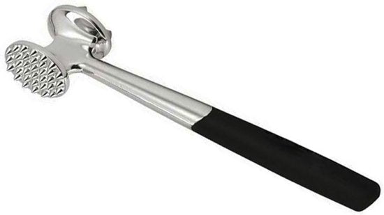 Fleischklopfer - Zartmacher - Tenderizer - Doppelseitig - Edelstahl
