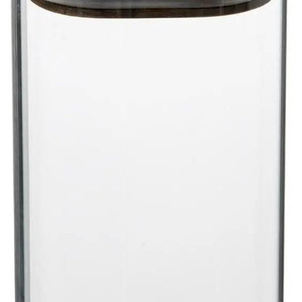 Vorratsdose 1,6L Glas mit Akazienholzdeckel - 1600 ml