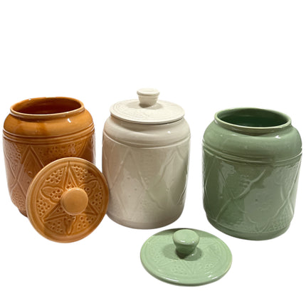 Vorratsdose - Keramische Dekodose - Graviert 13cm