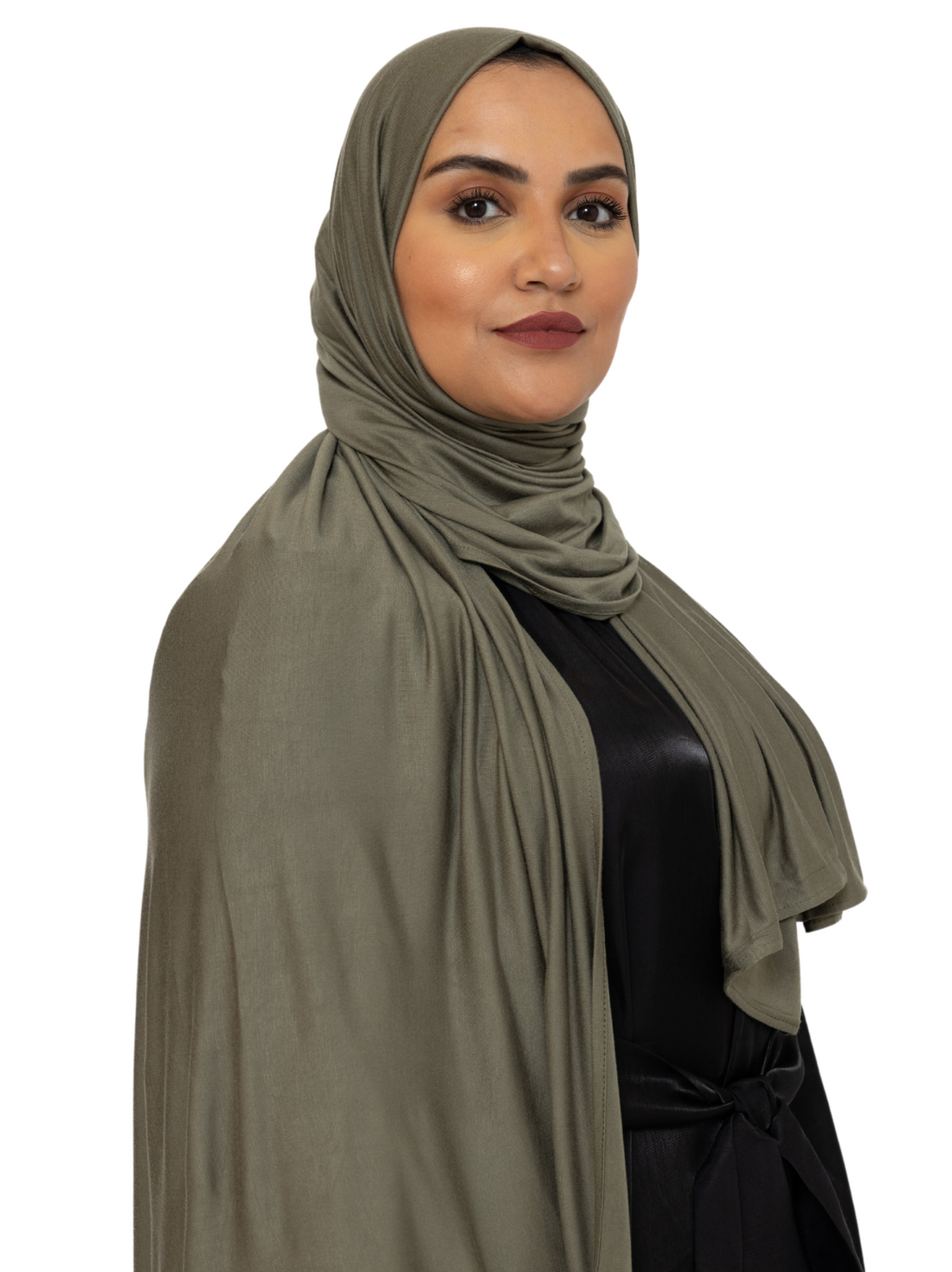 Katoenen stretch sjaal – hoofddoek van katoen, niet doorschijnend, 170 x 60 cm – foto 22