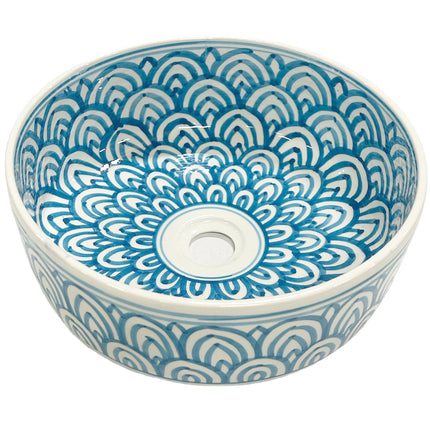 Marokkanisches Keramikwaschbecken 28 cm