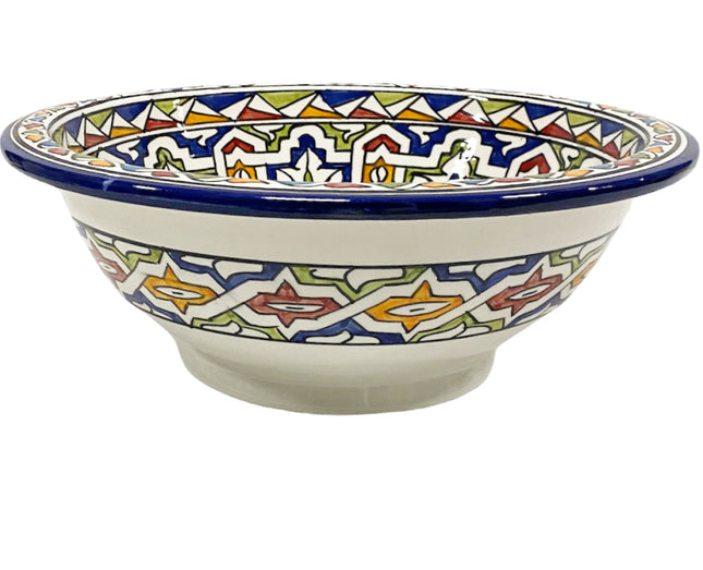 Marokkanisches Waschbecken FEZ – bunte Muster