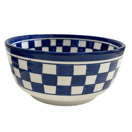 Marokkanische Schale blau-weiß Ø 20 x 9cm