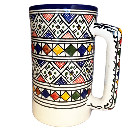 Marokkanische Keramikkanne/-karaffe Fes