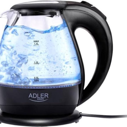 Adler AD 1224 Wasserkocher 1.5 Ltr mit LED-Beleuchtung