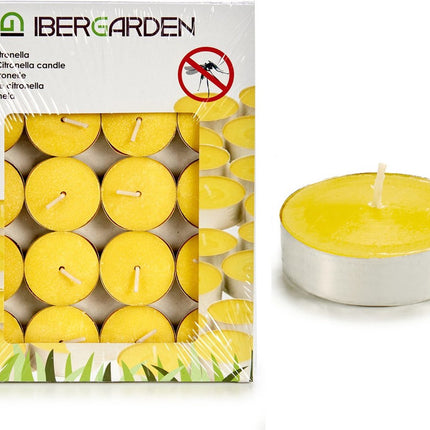 Geurkaarsen/waxinelichten - 20x - citronella - citrusgeur