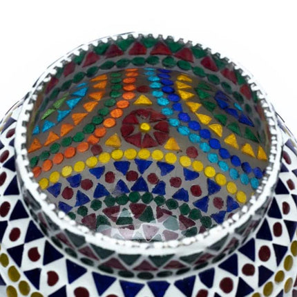 Mosaik Teelichthalter mehrfarbig 18 CM
