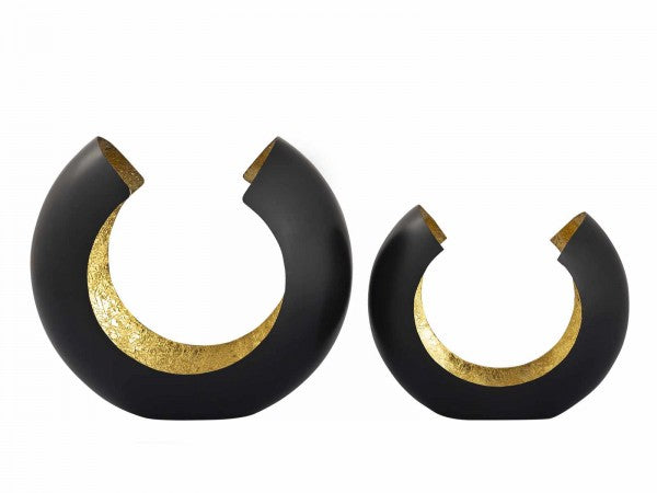 Set van 2 Windlichten - Theelichthouderset 2-delige Omega