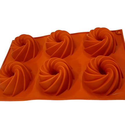Silikonbackform Windrose