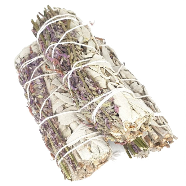 White sage smudge with lavender S set of 2