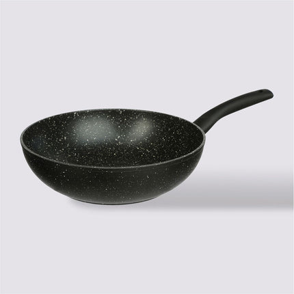 Wokpfanne Secret de Gourmet Nature Schwarz Geschmiedeter Stahl (Ø 28 cm)