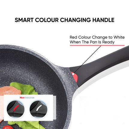 Multifunktionale 3-in-1-Pfanne mit Deckel + Wok + Bratpfanne 28 cm