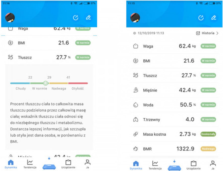 Bluetooth personenweegschaal met app – weegschaal met vetpercentage – foto 5