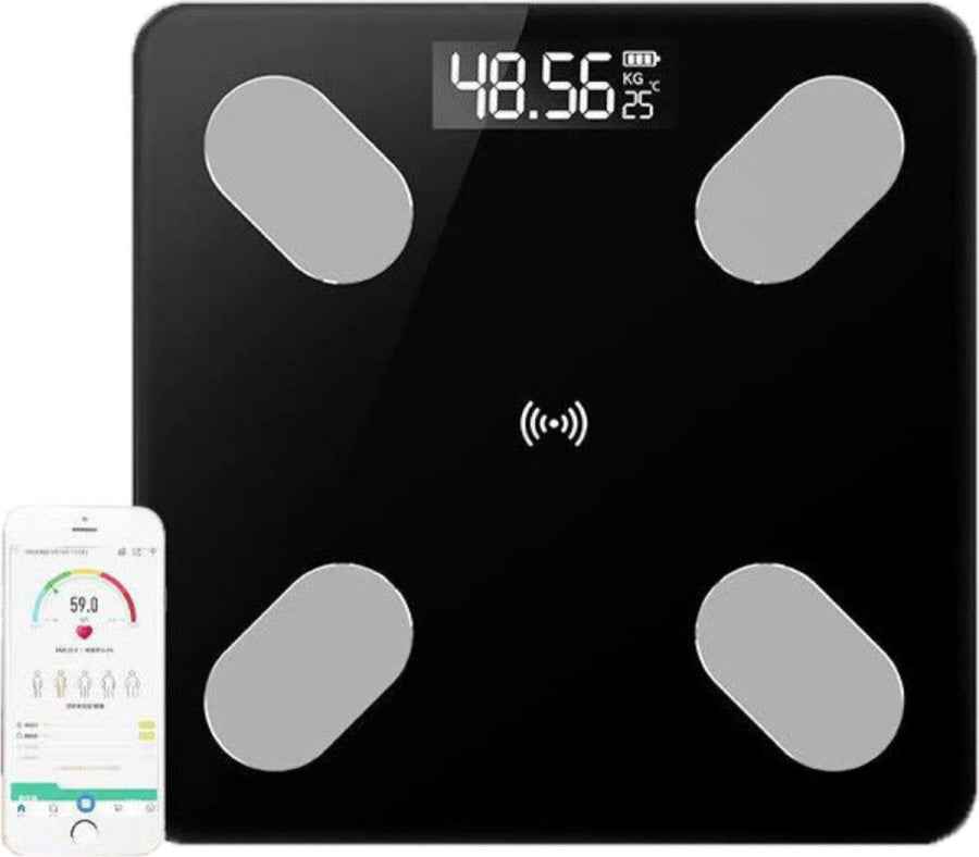 Bluetooth personenweegschaal met app – weegschaal met vetpercentage – foto 2