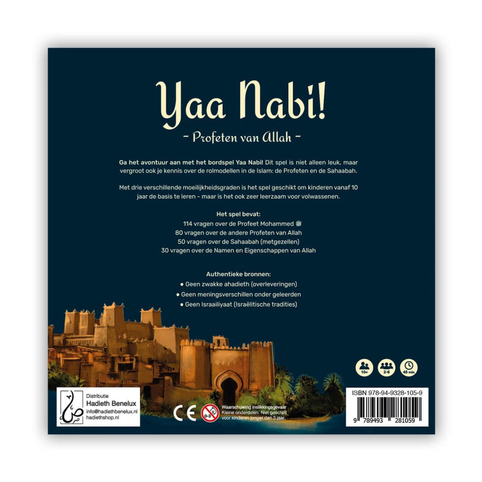 Jeu de société Ya Nabi ! Prophètes d'Allah