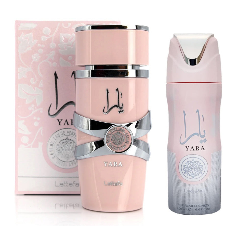LATTAFA YARA EDP F (100ML) & Lattafa Désodorisant YARA Spray 200 ML