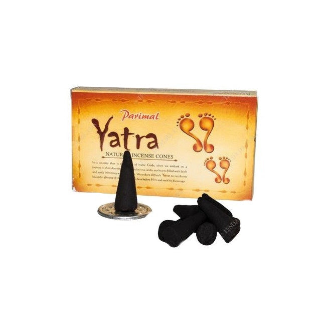 Yatra kegelwierook – wierookkegels volgens Indiase recepten, 10 stuks