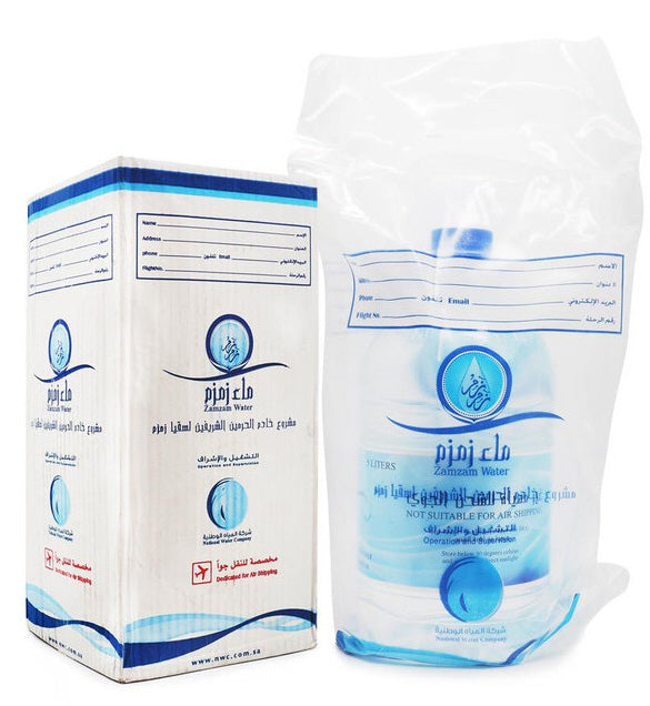 ZamZam water 5 liter – Zamzam water uit Mekka, in originele doos