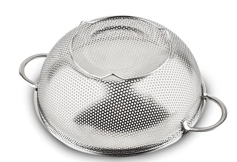 Égouttoir-passoire de cuisine en acier inoxydable