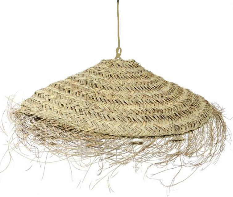 Essaouira lampenkap van zeegras – Marokkaanse strolamp, Ø 45 cm – foto 2