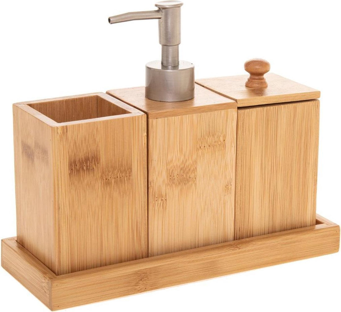 Wooden soap dispenser set - Sustainable