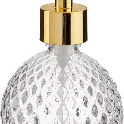 Seifenspender/Seifenspender transparent rund Glas 200 ml