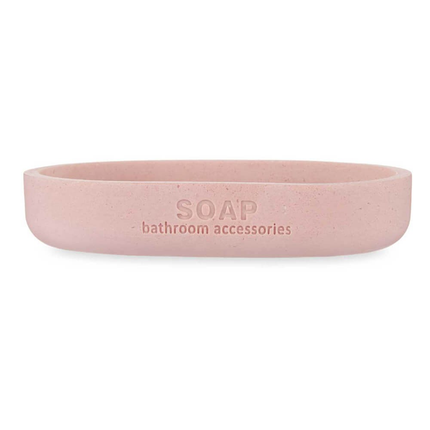 Zeephouder Roze – Resina & Bamboe – 12,5 cm