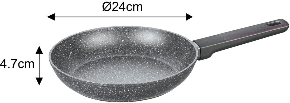 Klausberg 12-delige pannenset met marmeren coating – grijs, glazen deksels – foto 6