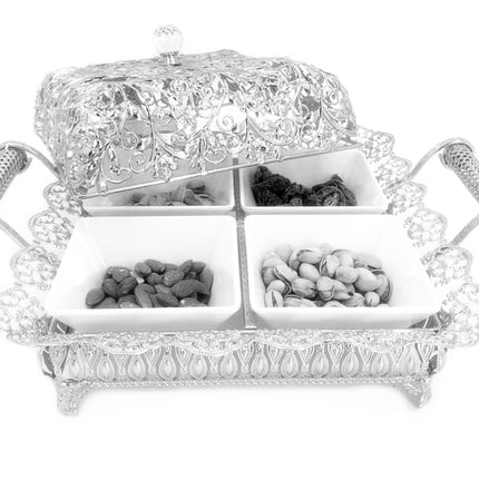 Candybox Nussschale - Bonbonniere - Silber
